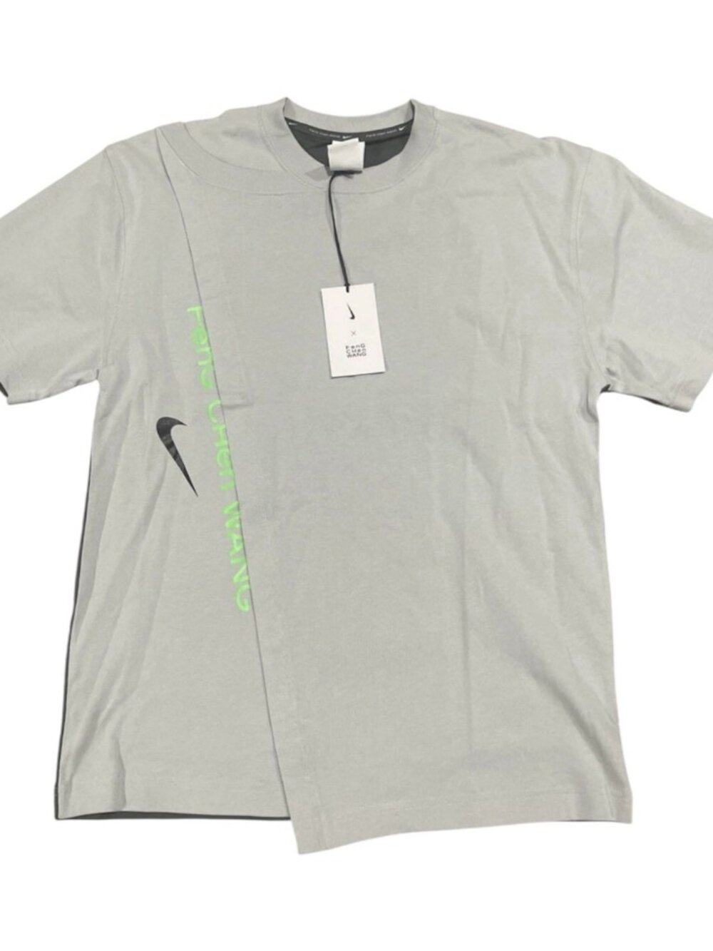 Nike x Feng Chen Wang Pro T-Shirt Light Smoke Grey (DV4011-077) Size XS